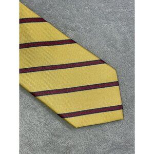 Lands End Men’s REPP Necktie 100% Silk Handsewn Luxury Fast Shipping!‎